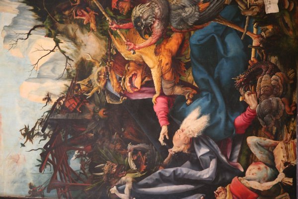 Искушение св. Антония Грюневальд