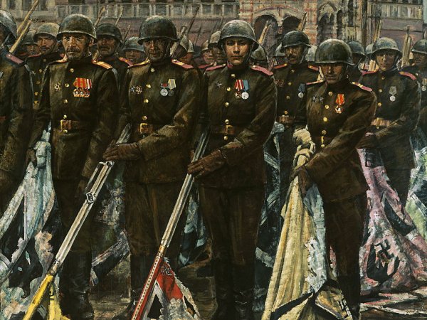 Картина Антонова к.м победители