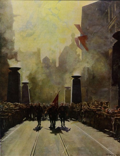 Пивной путч в Мюнхене 1923 года картина