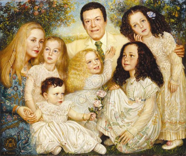 Елена Флерова семья картина