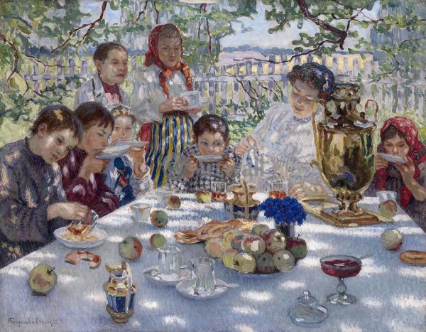 Богданов-Бельский чаепитие