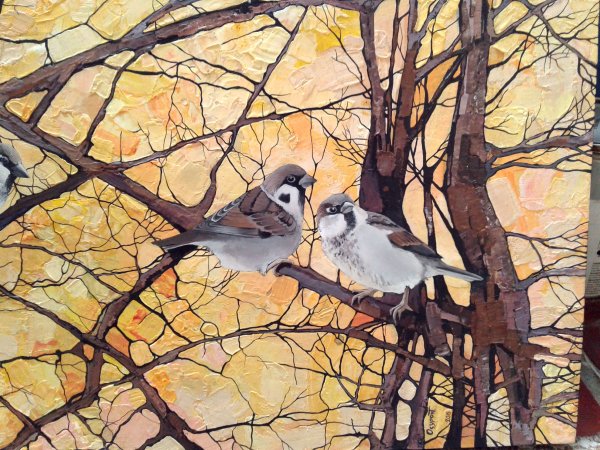 Художник Комаревцев Воробей