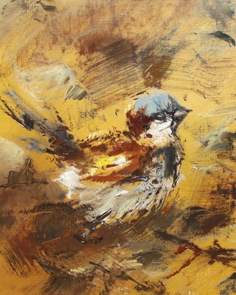 Птички. Художник Terance James Bond...