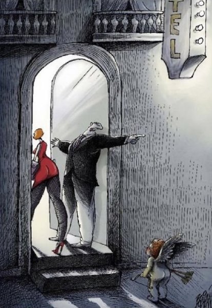 Ирония в карикатурах мексиканского художника Angel Boligan