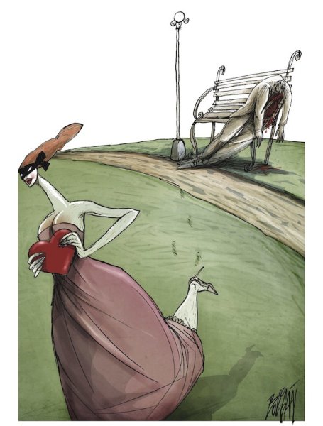 Анхель Болиган карикатуры