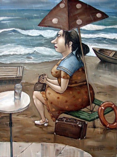 Анжела Джерих картины ежики