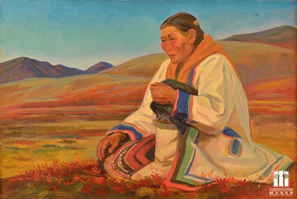 Якутский художник Андрей Чикаев