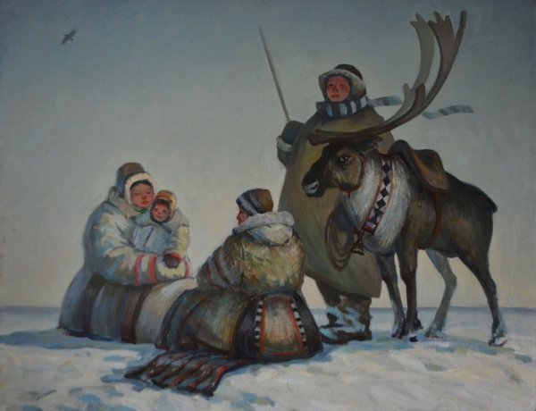 Якутский художник Семен Луканси