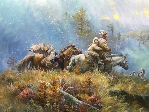 Якутская живопись Иннокентий Корякин