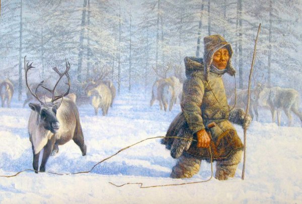 Якутский художник Андрей Чикачёв