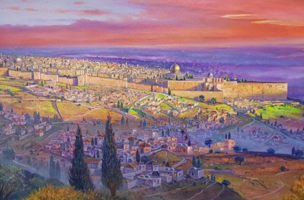Древний Иерусалим живопись