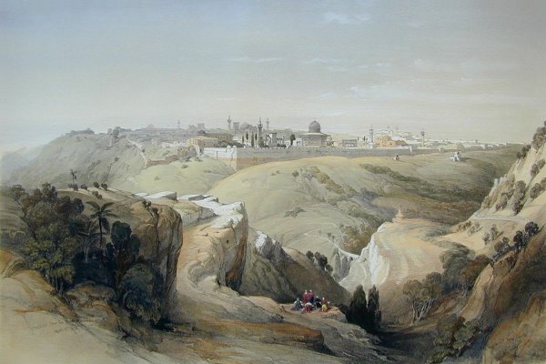 Картины Дэвида Робертса Иерусалим