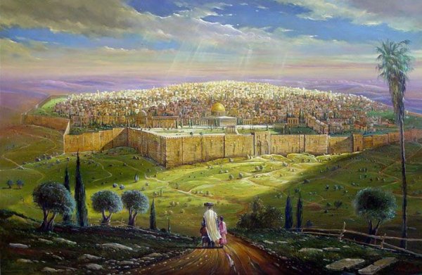Иерусалим Святая земля живопись