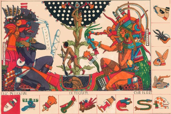 Мозаика ацтеков