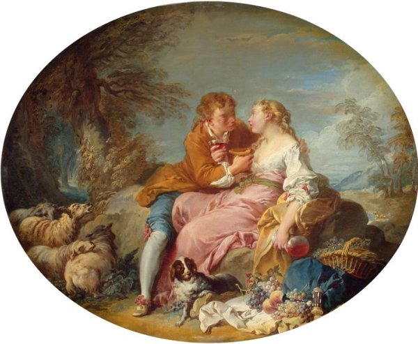 Франсуа Буше пастушеская сцена