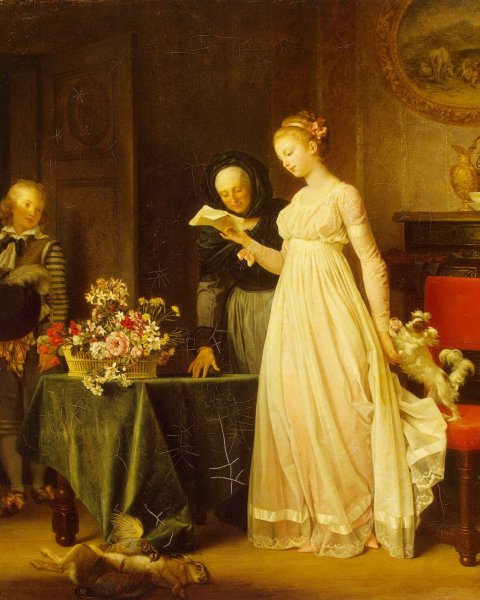 Симон ВУЭ аллегорический портрет Анны австрийской в образе Минервы