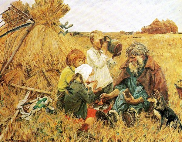 Константин Трутовский хоровод в Курской губернии