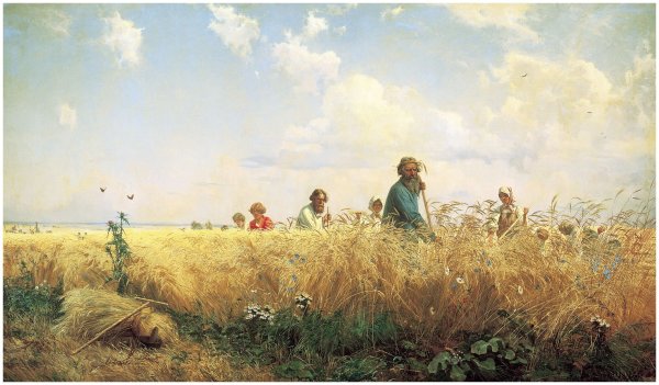 Пахота картина 19 век