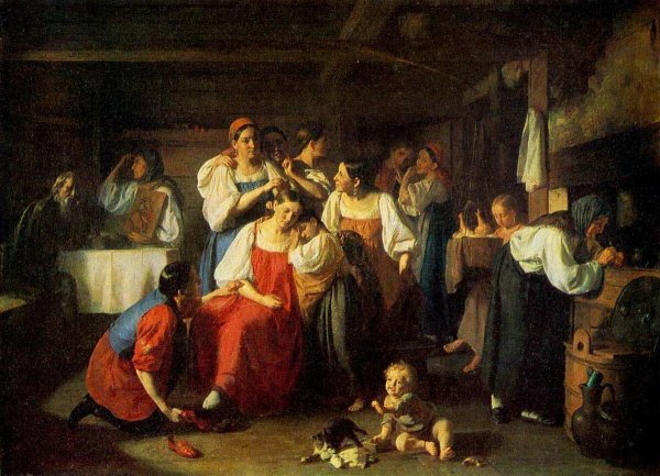 Федот Васильевич Сычков Колхозный базар