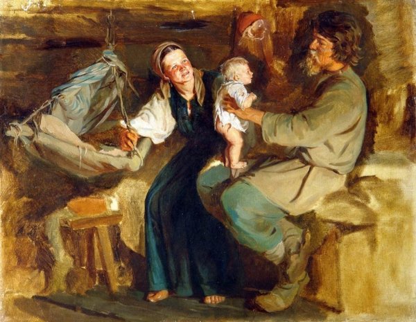 Мауве Схевенингенская картина