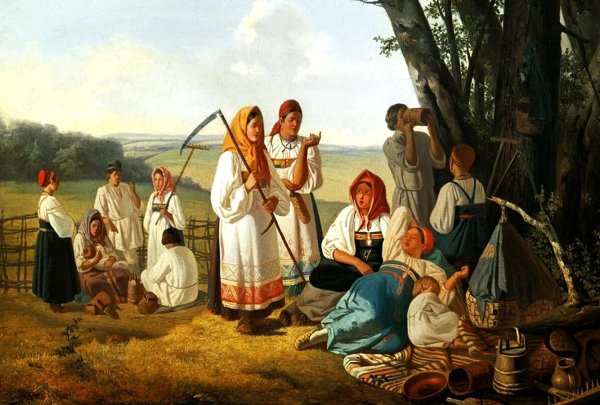 Мясоедов крестьянин-косарь