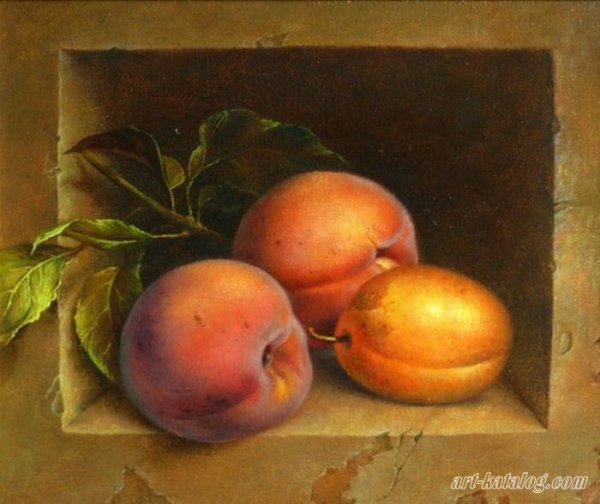 Абрикосы живопись