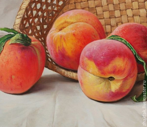 Картина персики
