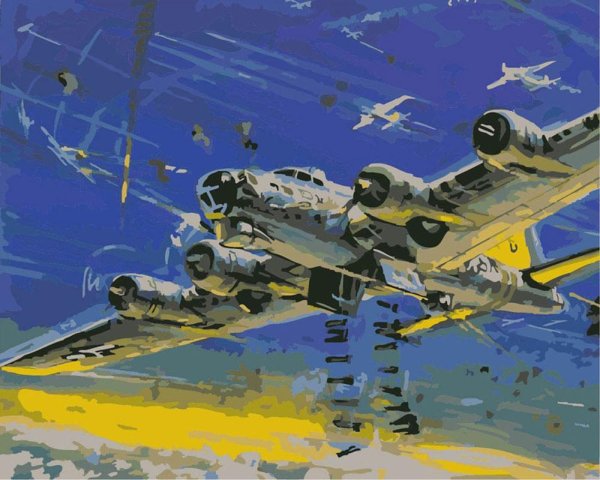 Самолёт b-17 арт