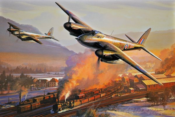 De Havilland Mosquito Art