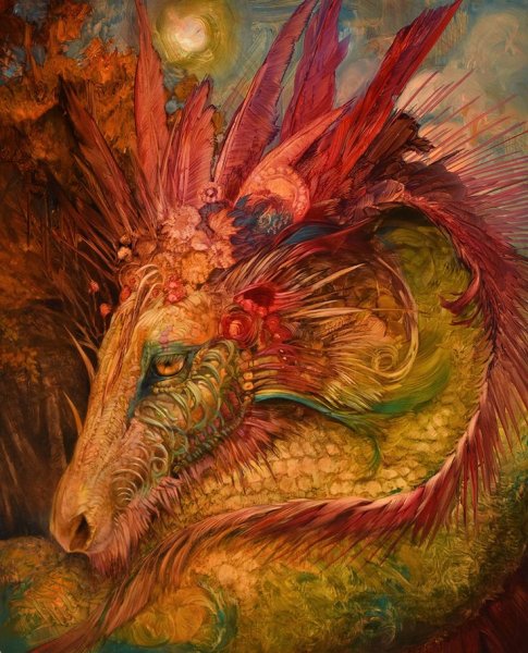 Джулия Белл картины драконы