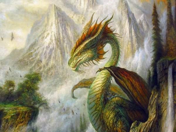 Драконы картины художников