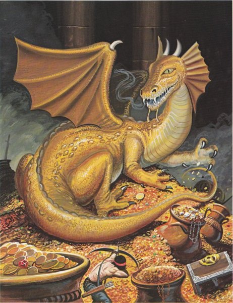 Дракон живопись