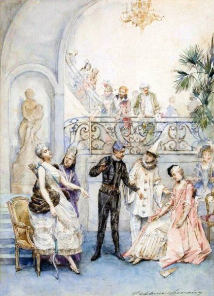 Французский художник Madeleine Jeanne Lemaire (1845-1928)