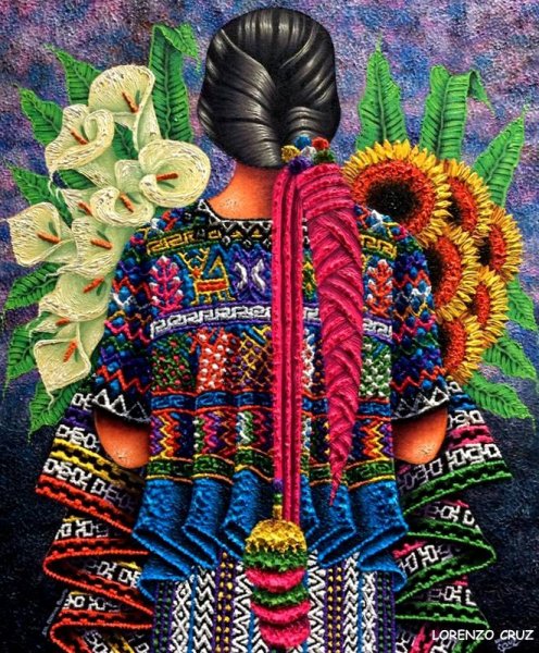 Мексиканские картины из перьев