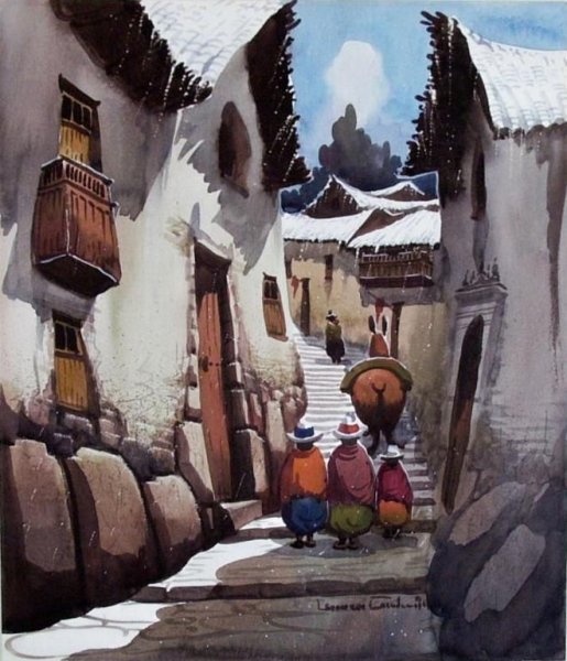 Перу картины художников