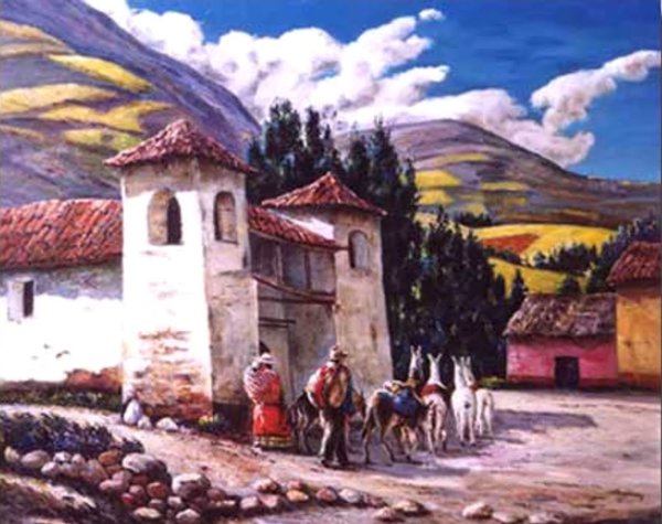 Перу живопись