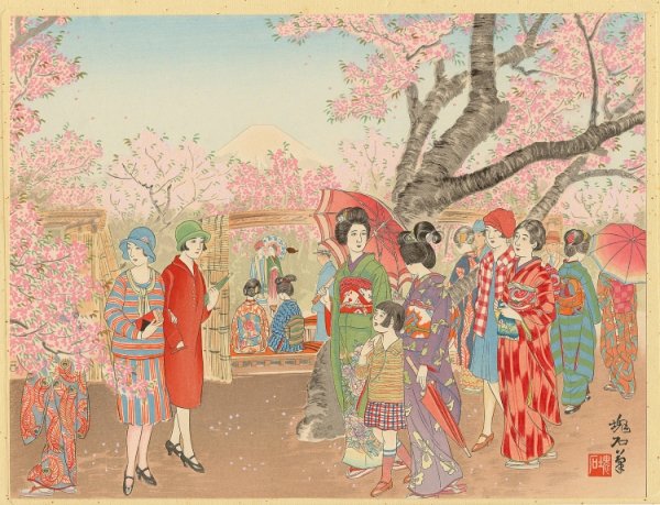 Японская живопись периода Асука