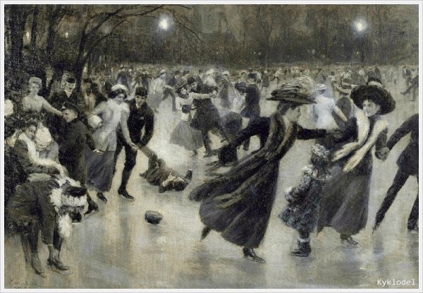 Лед живопись