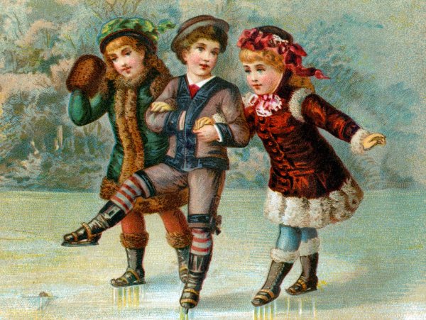 Питер брейгель катание на коньках