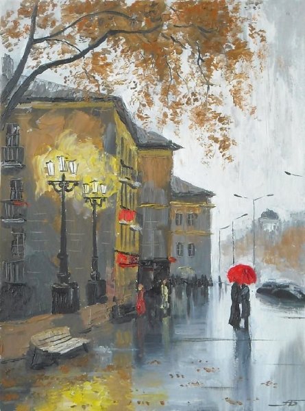 Импрессионизм дождь