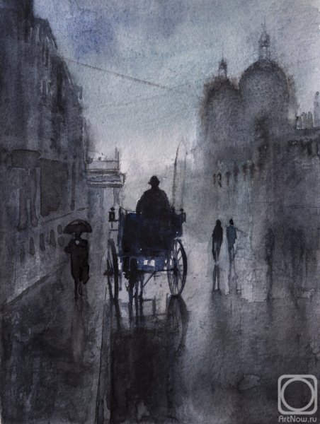 Под дождем живопись