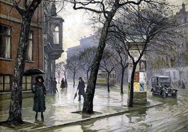 Дождь в живописи