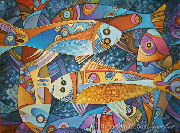 Людмила Соболь батик город