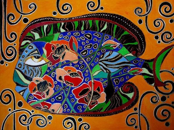 Рыбы в декоративном искусстве