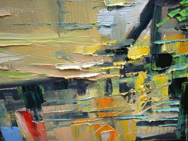 Живопись мастихином техника