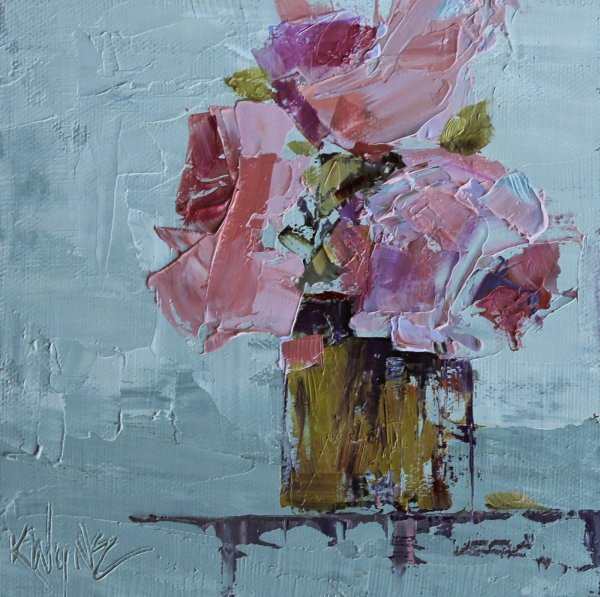 Живопись пастозная мастихином пейзаж