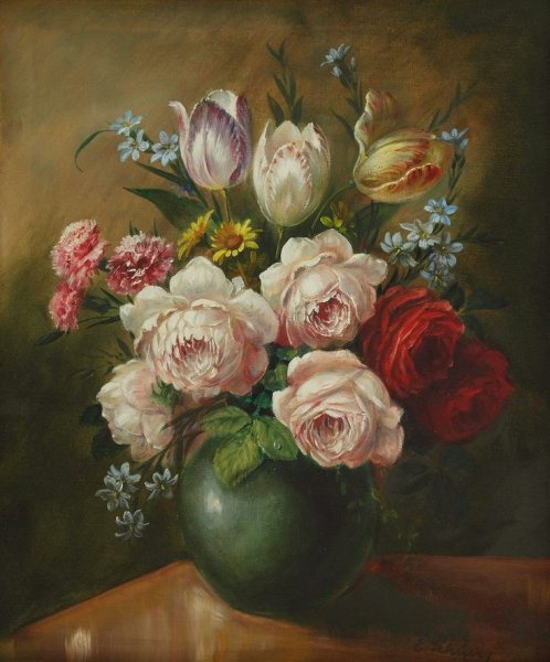Цветы натюрморты живопись