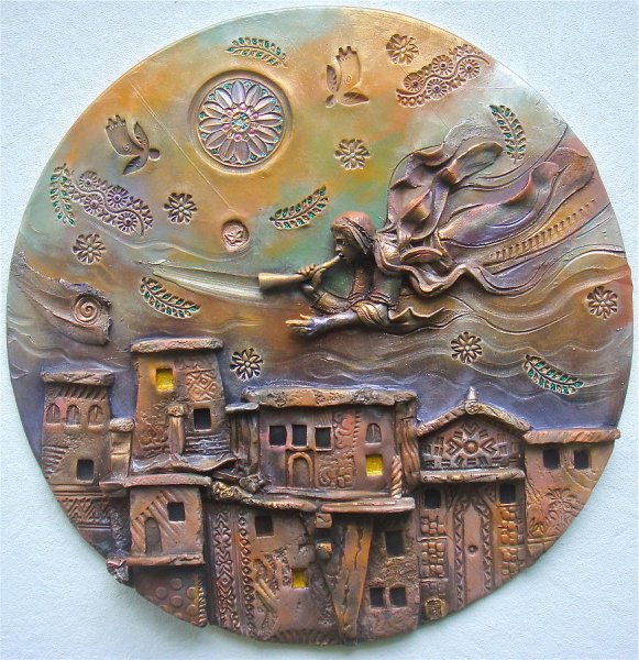 Глиняное панно