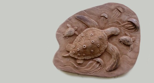 Глиняное панно