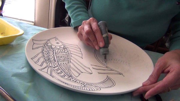 Роспись глиняных изделий